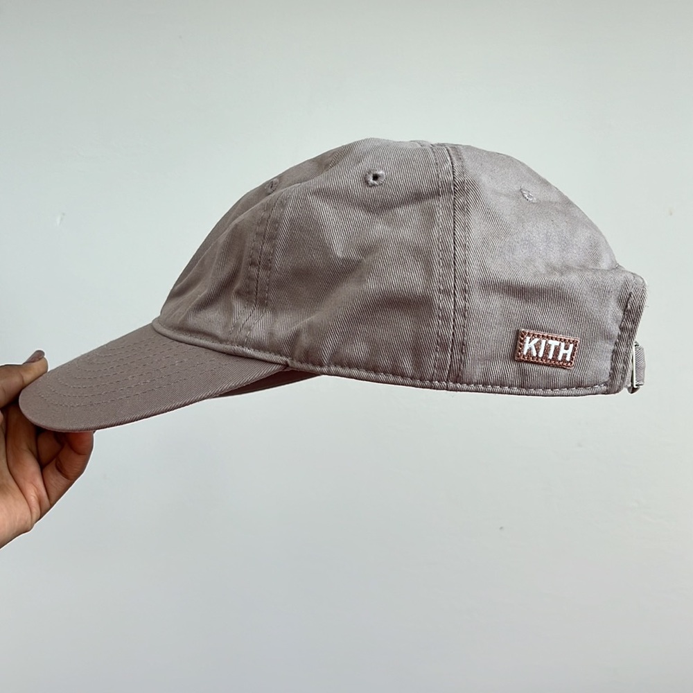 Kith Mauve Pink Baseball Cap 100% Cotton